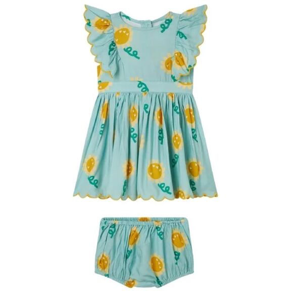 NWT STELLA McCARTNEY FLOWER DRESS & BLOOMER SET - Picture 2 of 7